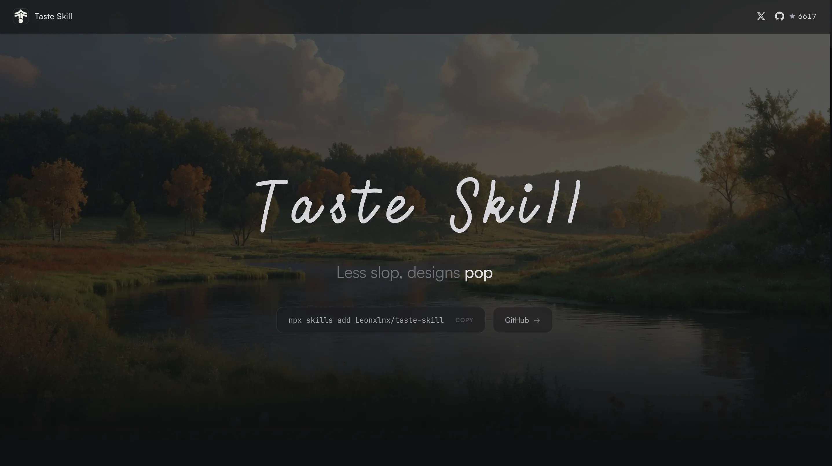 Preview of Taste Skill